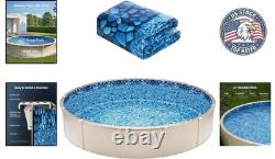 Comfortable 27-ft Duobead Pool Liner Perfect Fit for Above Ground Pools