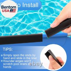 Coping Strips for Overlap above Ground Pool Liners, Swimming Pool Plastic Liner