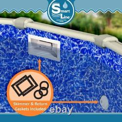Crystal 20 Gauge Overlap 48/52 Wall Height Above Ground Swimming Pool Liner