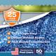 Crystal 25 Gauge Overlap 48/52 Wall Height Above Ground Swimming Pool Liner