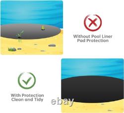 Cushioning 21FT Pool Liner Pad Guard Against Punctures and Extends Life