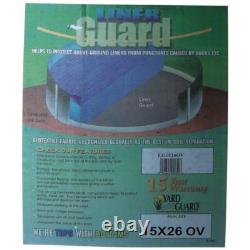 DECK-TITE Oval Premium Floor Padding 15 x 26 for Above Ground Pool Polyester