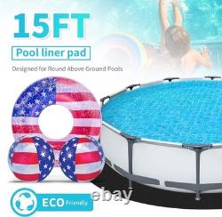 Durable 15ft Eco Pool Liner Pad Protects Above Ground Pool Liners Effectively