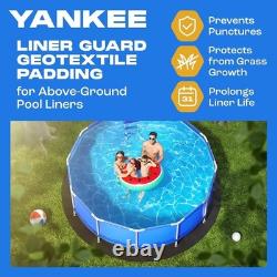 Durable 16x25 Ft Pool Floor Padding Protects Against Tear and Erosion