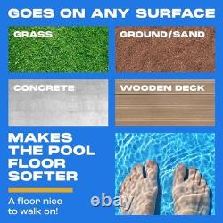 Durable 16x25 Ft Pool Floor Padding Protects Against Tear and Erosion