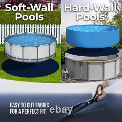 Durable 18-Foot Pool Liner Pad for Above Ground Pools Puncture Protection