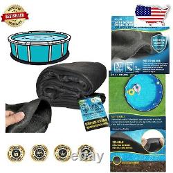 Durable 24-Foot Above-Ground Pool Liner Pad Prevents Punctures & Comforts Feet