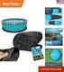 Durable 27ft Round Pool Liner Pad Easy Installation for All Above-Ground Pools
