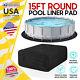 Durable 4.5m/15' Round Heavy Duty Pad for Above Ground Pool Liners Protection