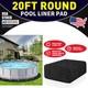 Durable 6m/20 Round Heavy Duty Pad for Above Ground Pool Liners Protection