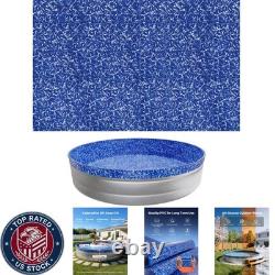Durable 8ft Round Swimming Pool Liner with Leak-Proof Patches Easy Install
