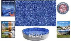 Durable 8ft Round Swimming Pool Liner with Leak-Proof Patches Easy Install Durable 8ft Round Swimming Pool Liner with Leak-Proof Patches Easy Install