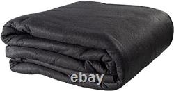 Durable Above Ground Pool Liner Pad 12'x24' Puncture Resistant Floor Mat, Blac