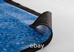 Durable Above Ground Pool Liner Pad 12'x24' Puncture Resistant Floor Mat, Blac