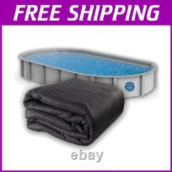 Durable Puncture-Resistant Pool Liner Pad for 10' x 15' Oval Pools Easy Setup
