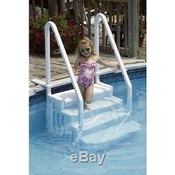 Easy Pool Step for Above Ground Pools With 2x3 Liner Protective Pad- NE113