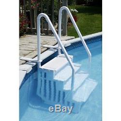 Easy Pool Step for Above Ground Pools With 2x3 Liner Protective Pad- NE113