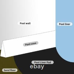 Eco-Friendly 12FT Pool Liner Pad Puncture Resistance & Comfort Guaranteed