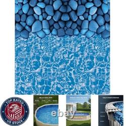 Elite 18x33 ft Oval Vinyl Pool Liner 48-54 Inch Wall Height Durable & Soft