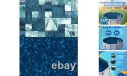 Emerald Coast Overlap 15 ft Round Pool Liner for Above-Ground Steel Wall 15-FT Emerald Coast Overlap 15 ft Round Pool Liner for Above-Ground Steel Wall 15-FT