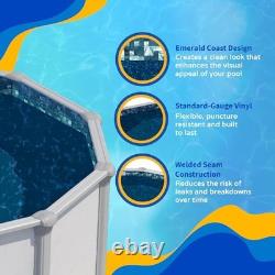 Emerald Coast Overlap 15 ft Round Pool Liner for Above-Ground Steel Wall 15-FT Emerald Coast Overlap 15 ft Round Pool Liner for Above-Ground Steel Wall 15-FT