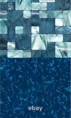 Emerald Coast Overlap 18 Ft round Pool Liner for Above-Ground Steel Wall Pools