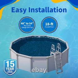 Emerald Coast Overlap 18 Ft round Pool Liner for Above-Ground Steel Wall Pools