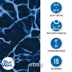 Evening Bay 12 Ft. X 24 Ft. Oval 48/54 In. Overlap Liner