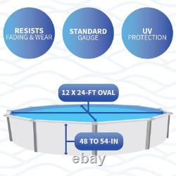 Evening Bay 12 Ft. X 24 Ft. Oval 48/54 In. Overlap Liner