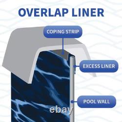 Evening Bay 12 Ft. X 24 Ft. Oval 48/54 In. Overlap Liner