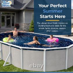 Evening Bay 15-Ft X 30-Ft Oval Overlap Pool Liner for Above-Ground Steel Wall Po