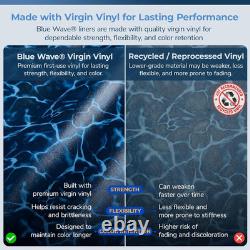 Evening Bay 15-Ft round Overlap Pool Liner for Above-Ground Steel Wall Pools W