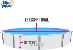 Evening Bay Oval 18 x 33 Overlap Standard Gauge Swimming Pool Liner NL511-20