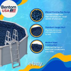 Evening Bay Overlap 24 Ft round Pool Liner for Above-Ground Steel Wall Pools W