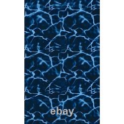 Evening Bay Overlap 24 ft Round Pool Liner for Above-Ground Steel Wall 24-FT