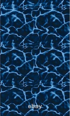 Evening Bay Overlap 8 Ft round Pool Liner for Above-Ground Steel Wall Pools We