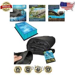 Extra-Thick 12-Foot x 24-Foot Above Ground Pool Liner Pad Easy Installation