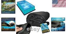 Extra-Thick 12-Foot x 24-Foot Above Ground Pool Liner Pad Easy Installation