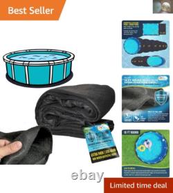 Extra-Thick 18-Foot Round Pool Liner Pad Eco-Friendly & Puncture Resistant