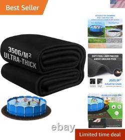 Extra-Thick 24FT Above Ground Pool Liner Pad for Enhanced Comfort & Durability