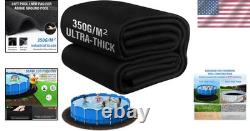 Extra-Thick 24FT Above Ground Pool Liner Pad for Enhanced Comfort & Durability