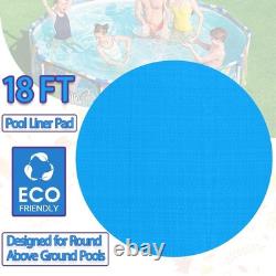 FT Round Pool Liner Pad for Above Ground Swimming Pool Outdoor Mat Pad, Under