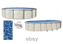 Forever 54 Wall Above Ground Swimming Pool with Liner & Skimmer (Choose Size)