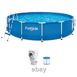 Funsicle 15' x 36 Outdoor Activity Round Frame Above Ground Swimming Pool Set