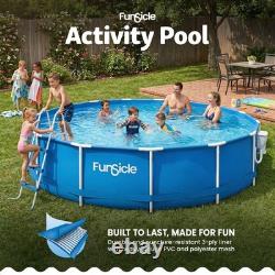 Funsicle 15' x 36 Outdoor Activity Round Frame Above Ground Swimming Pool Set