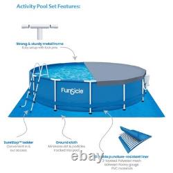Funsicle 15' x 36 Outdoor Activity Round Frame Above Ground Swimming Pool Set Funsicle 15' x 36 Outdoor Activity Round Frame Above Ground Swimming Pool Set