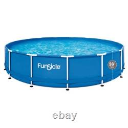 Funsicle 15' x 36 Outdoor Activity Round Frame Above Ground Swimming Pool Set