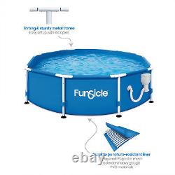 Funsicle 8' x 30 Outdoor Activity Round Frame Above Ground Swimming Pool Set