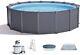 Graphite Panel Pool 18'8'x53' Hard Side Above Ground Pool Sand Filter 18'x52