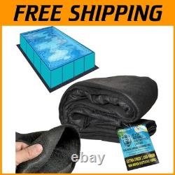 Ground Shield 12x24 Rectangle Pool Liner Pad Eco-Friendly & Puncture Resistant